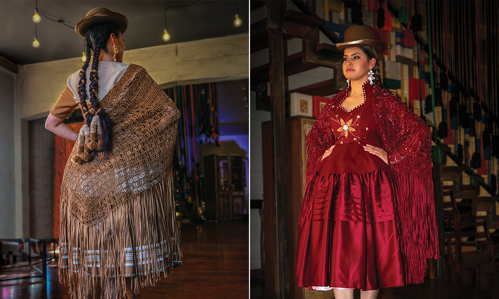 De dónde proviene la vestimenta de la Chola Boliviana