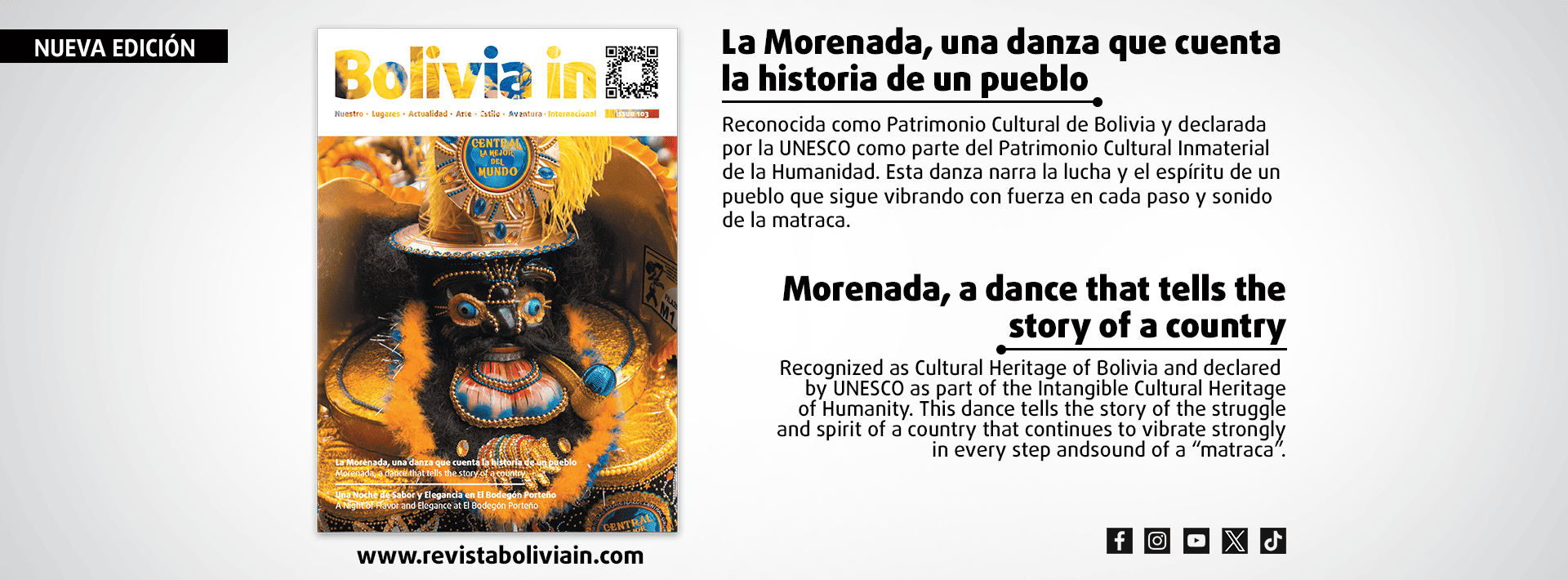 Origen de la Morenada, porque la morenada es de Bolivia.